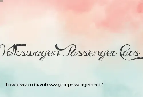 Volkswagen Passenger Cars