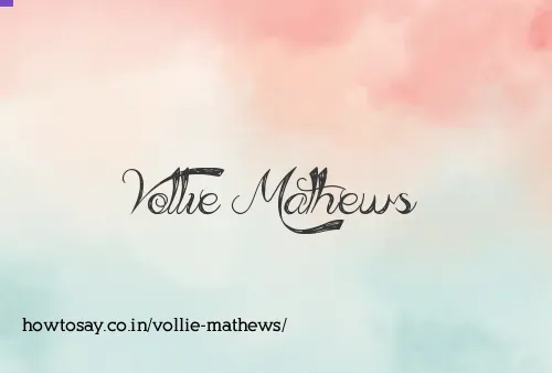 Vollie Mathews