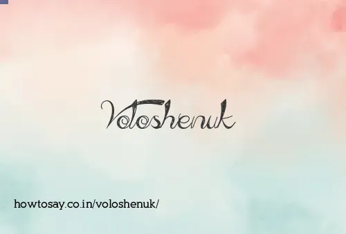 Voloshenuk
