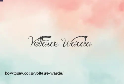 Voltaire Warda