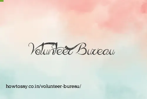 Volunteer Bureau