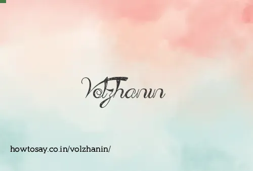 Volzhanin