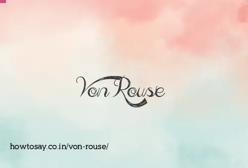 Von Rouse