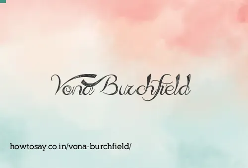Vona Burchfield