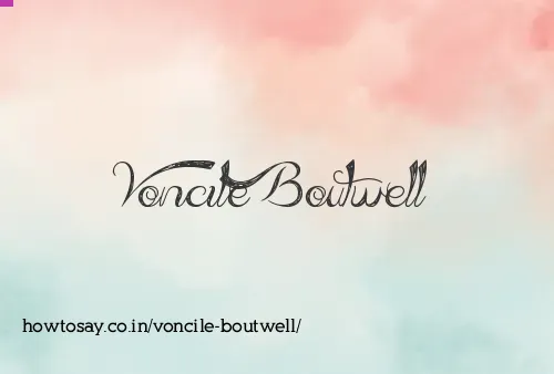 Voncile Boutwell