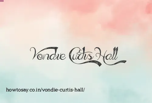 Vondie Curtis Hall