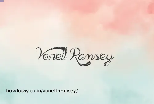 Vonell Ramsey