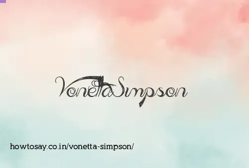 Vonetta Simpson