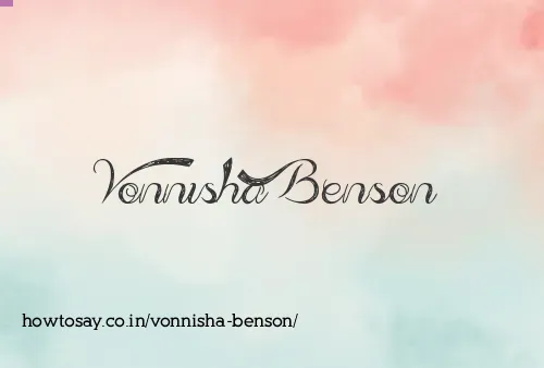 Vonnisha Benson