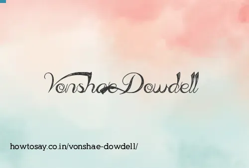 Vonshae Dowdell