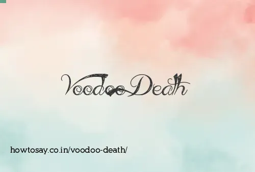 Voodoo Death