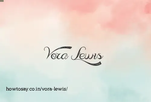 Vora Lewis