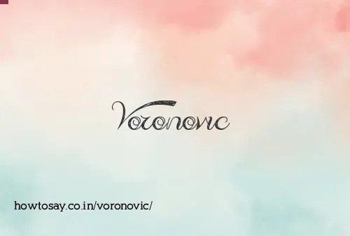 Voronovic