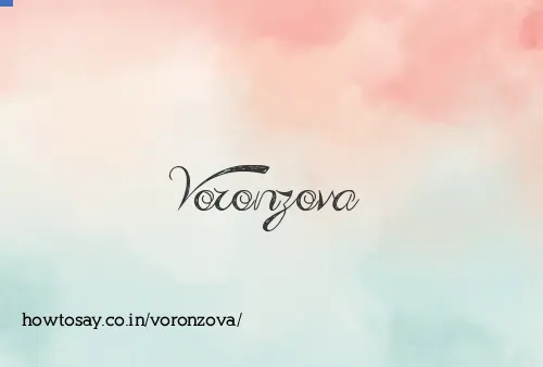 Voronzova