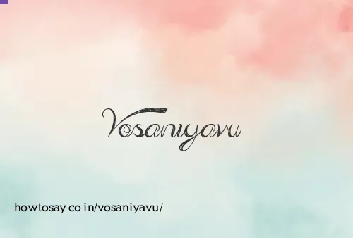 Vosaniyavu