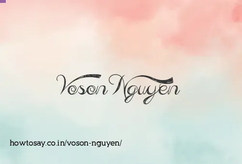 Voson Nguyen