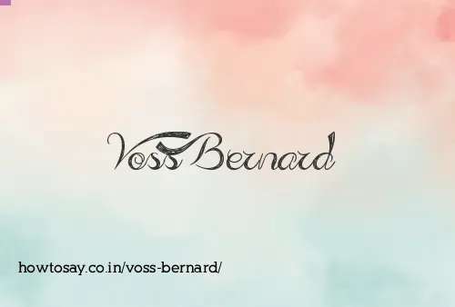 Voss Bernard