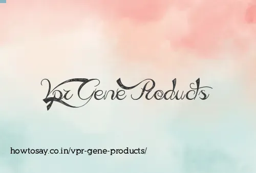 Vpr Gene Products