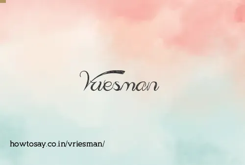 Vriesman