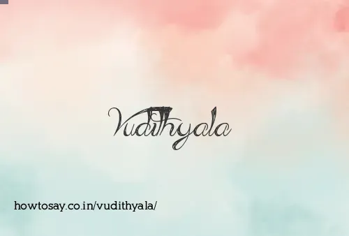 Vudithyala