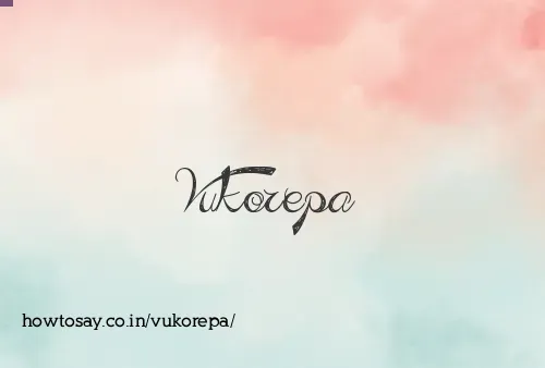 Vukorepa