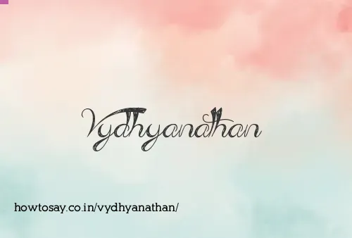 Vydhyanathan