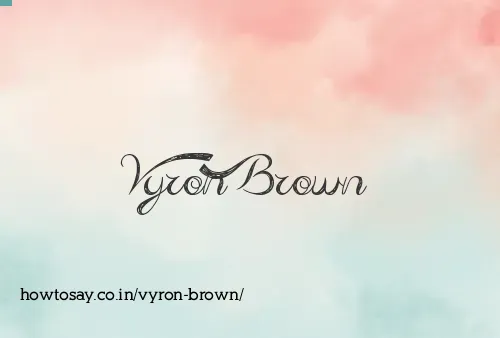 Vyron Brown