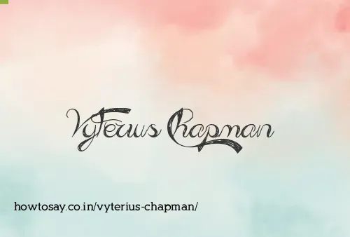 Vyterius Chapman
