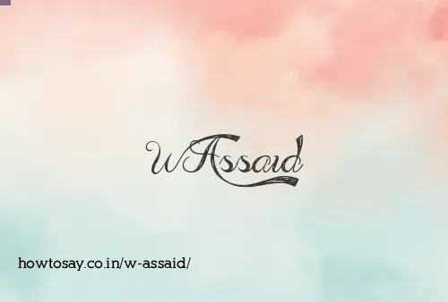 W Assaid