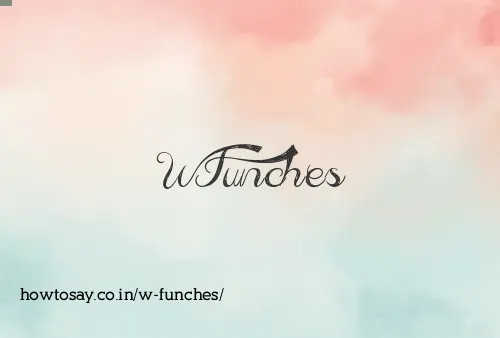 W Funches
