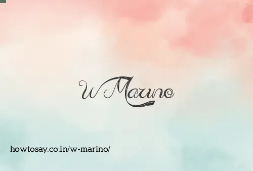 W Marino