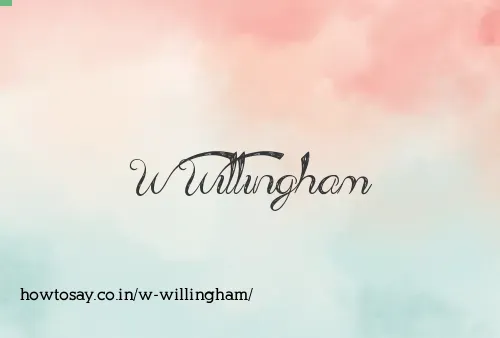 W Willingham
