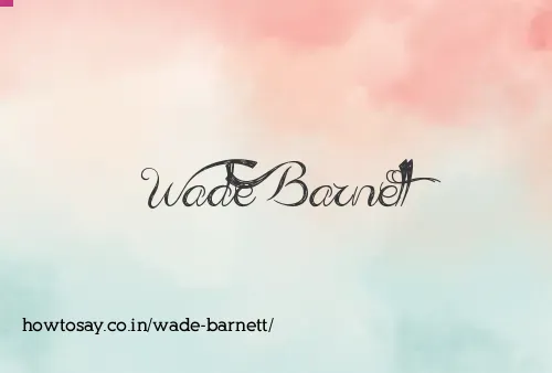 Wade Barnett