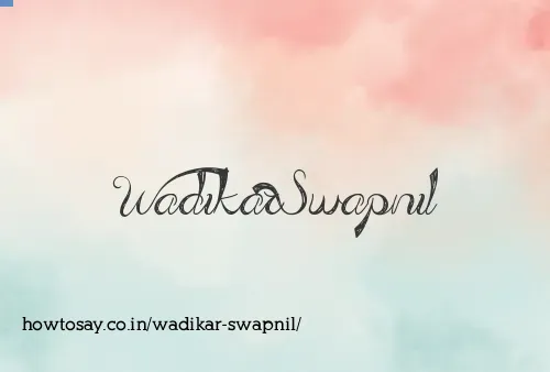 Wadikar Swapnil