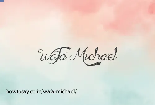 Wafa Michael