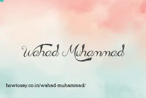 Wahad Muhammad