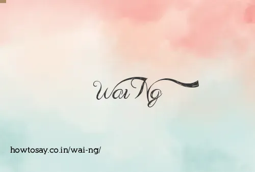 Wai Ng