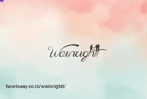 Wainrightt