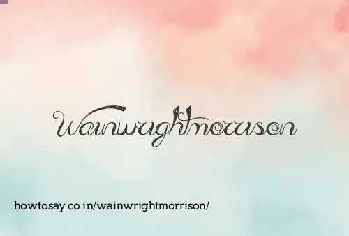 Wainwrightmorrison