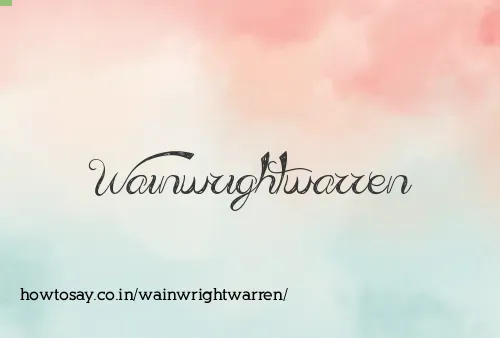 Wainwrightwarren