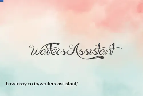 Waiters Assistant