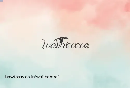 Waitherero
