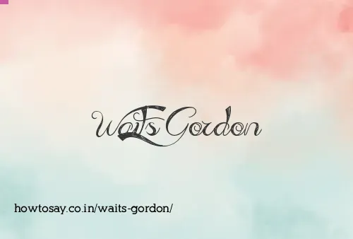 Waits Gordon