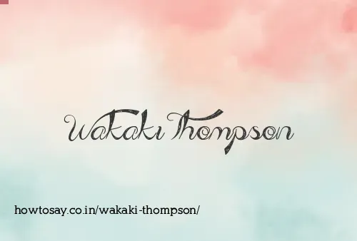 Wakaki Thompson