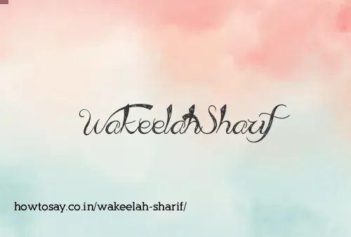 Wakeelah Sharif