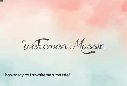 Wakeman Massie