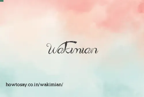Wakimian