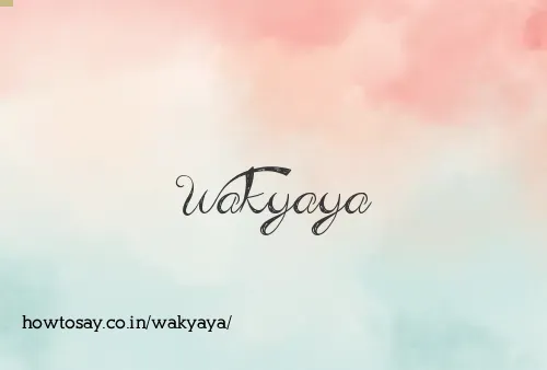 Wakyaya