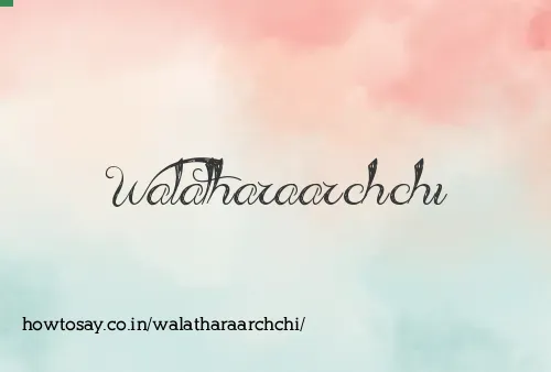 Walatharaarchchi