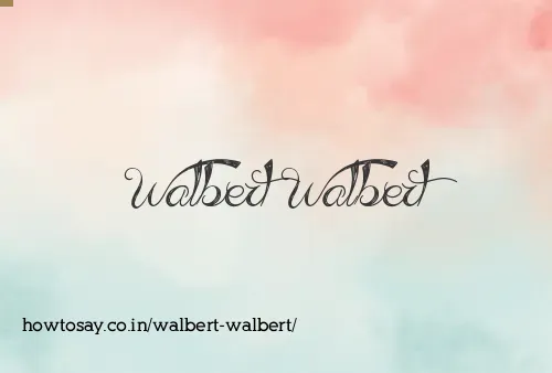 Walbert Walbert